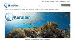Desktop Screenshot of korallen.no